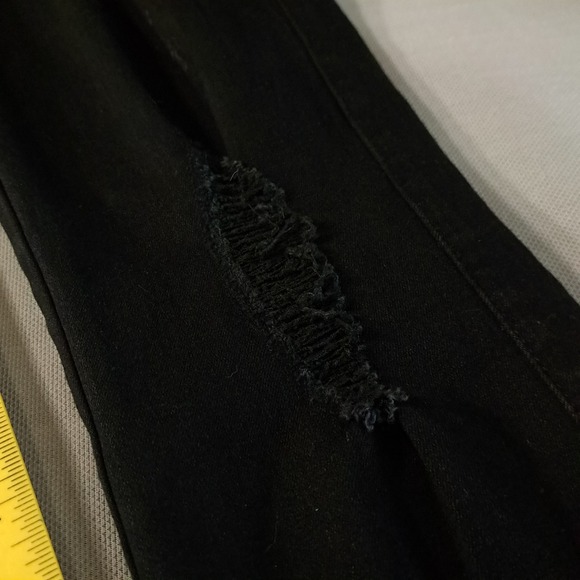JUDY BLUE Los Angeles Women's Black Pants Distressed‎ 15/32 Skinny Fit - Picture 10 of 12